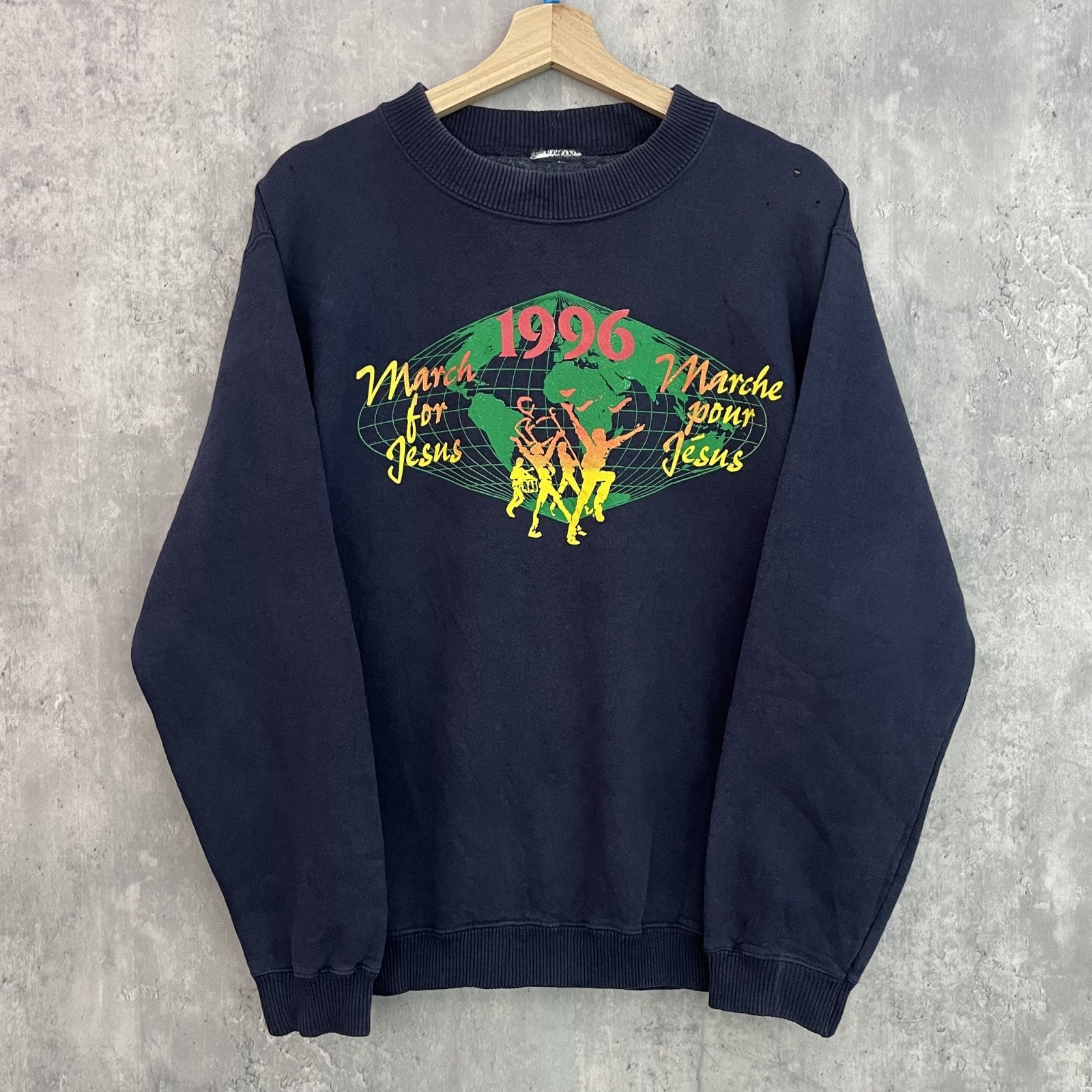 90s vintage 古着 ビンテージ スウェット 音楽 ミュージック 世界