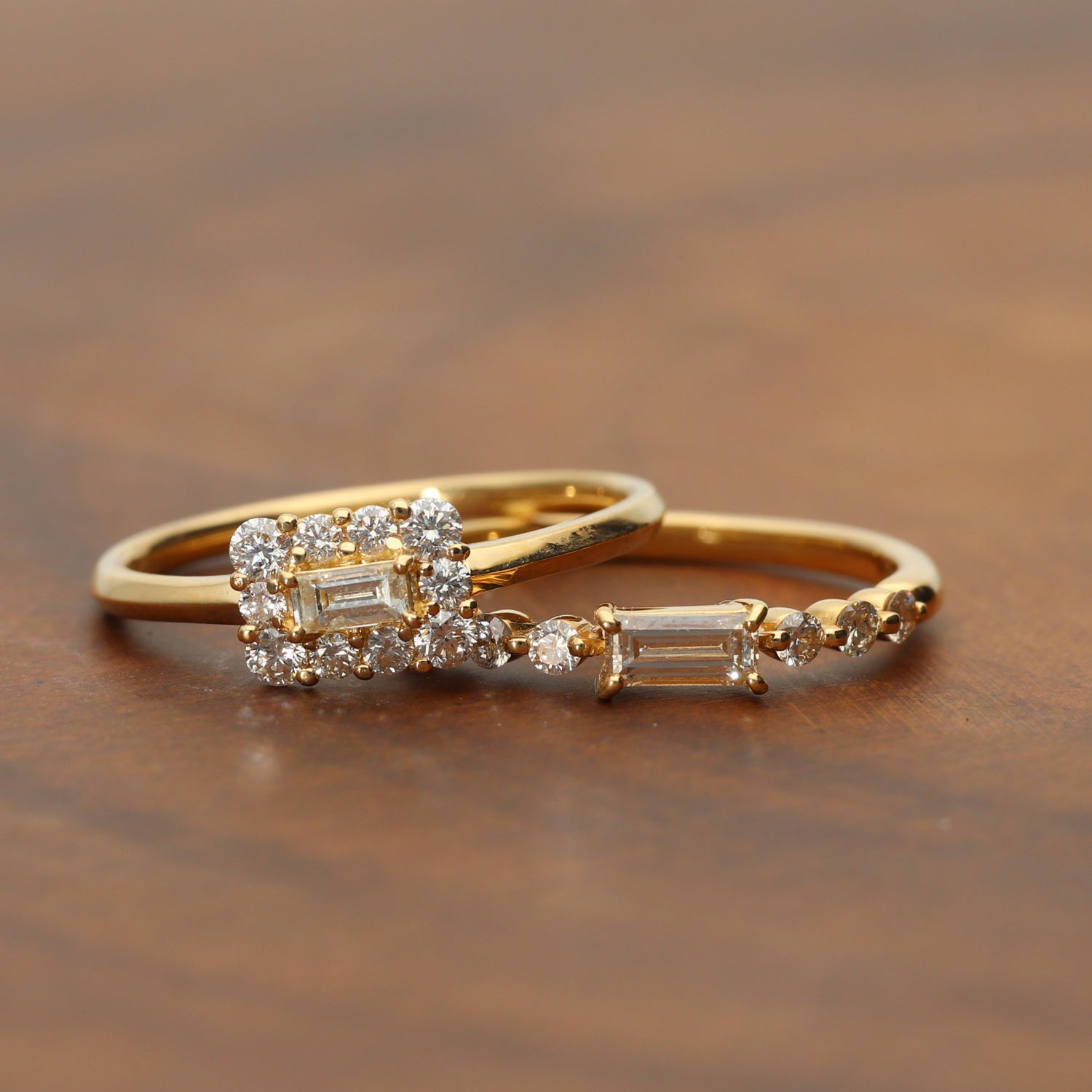 K18 バケットダイヤ リング｜GR5541