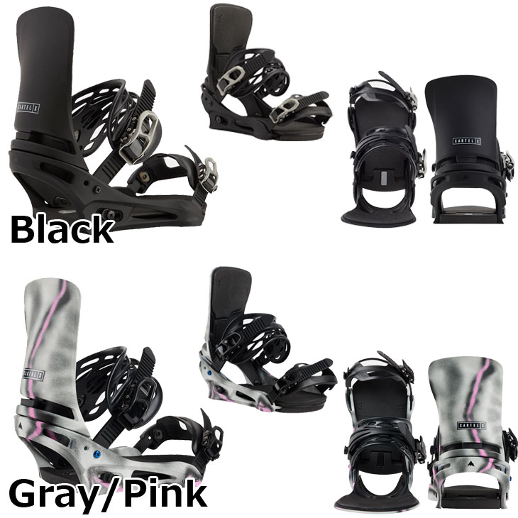 楽天市場】24-25 BURTON バートン スノーボード ビンディングCartel X