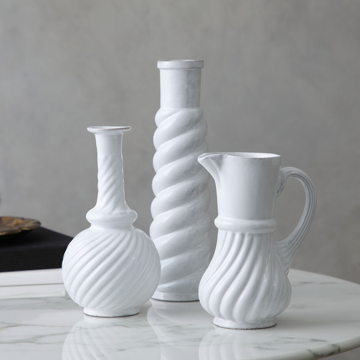 楽天市場】Astier de Villatte アスティエ・ド・ヴィラット 花瓶 Peggy