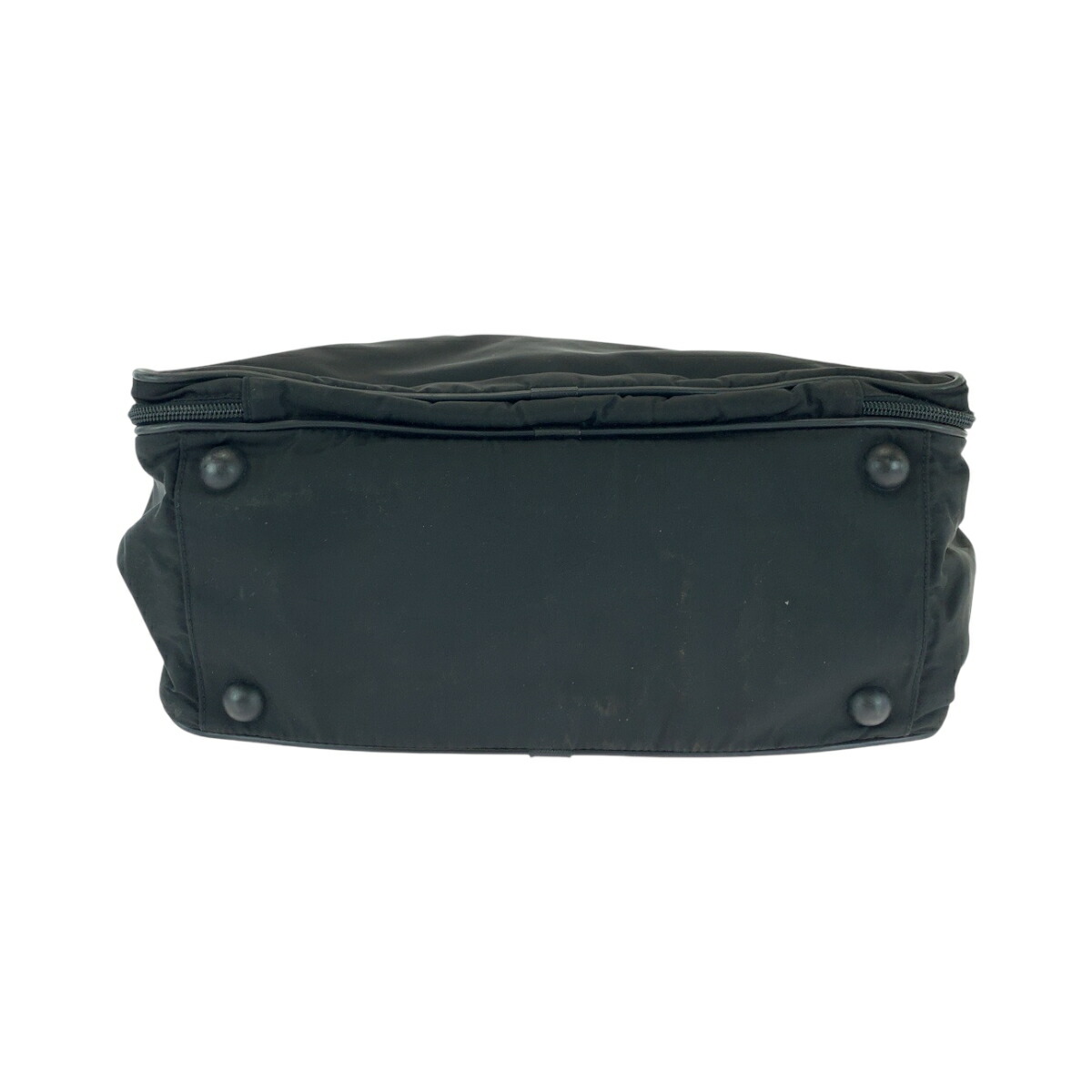 楽天市場】美品 PRADA プラダ テスート 三角ロゴプレート ブラック 黒