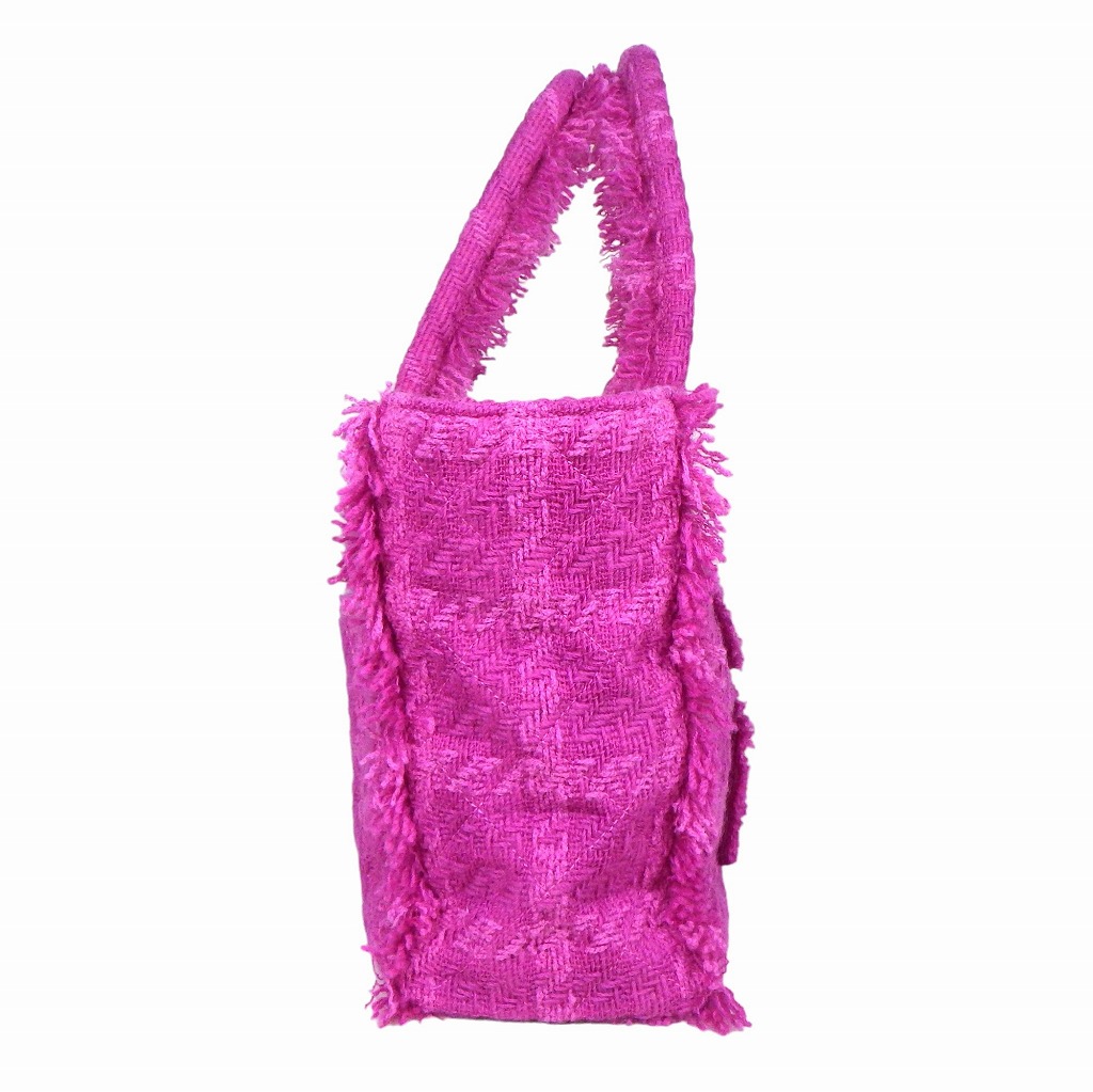 楽天市場】CHANEL シャネル ツイード ショッピング トート バッグ