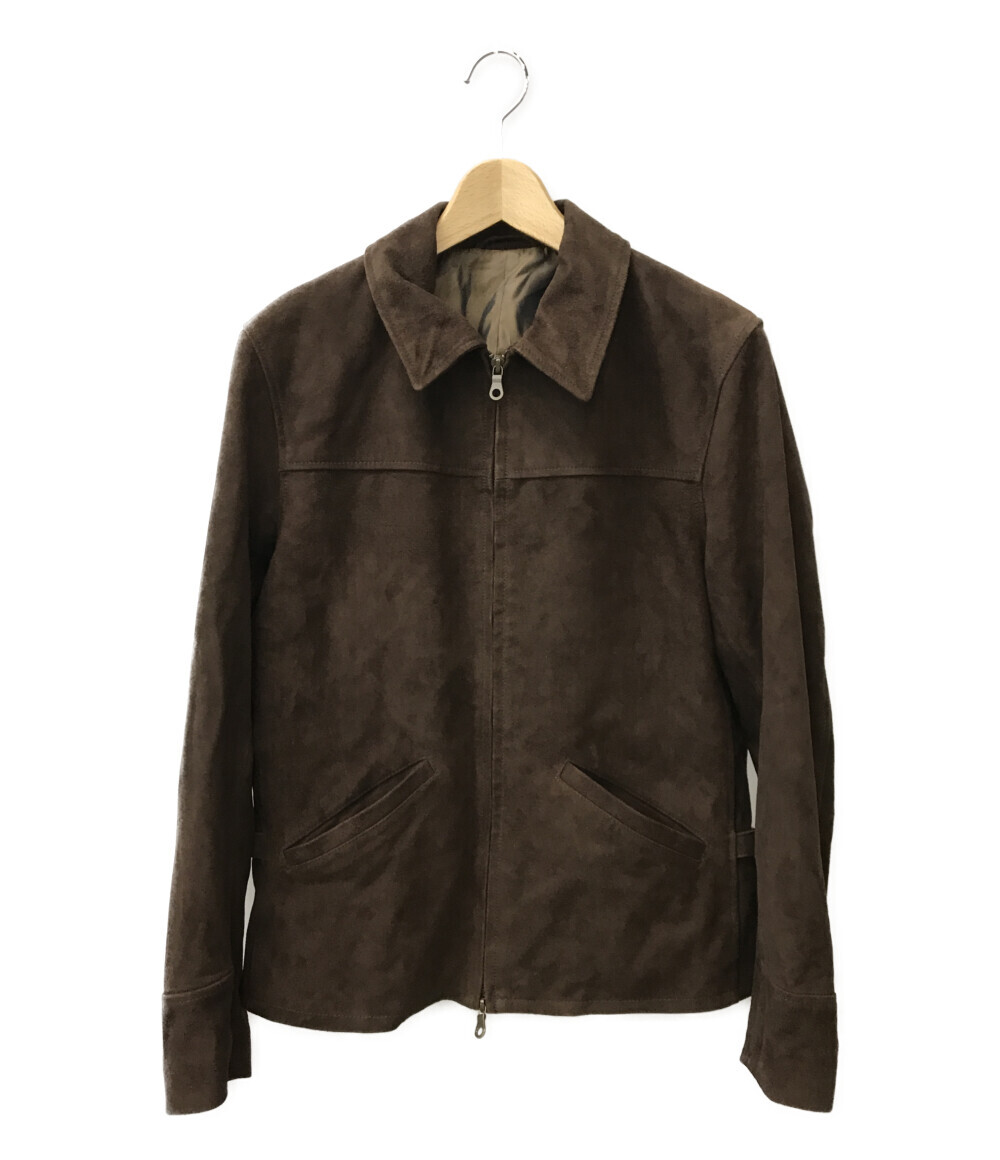 楽天市場】【中古】 ゴートレザー スエードジャケット メンズ SIZE 48