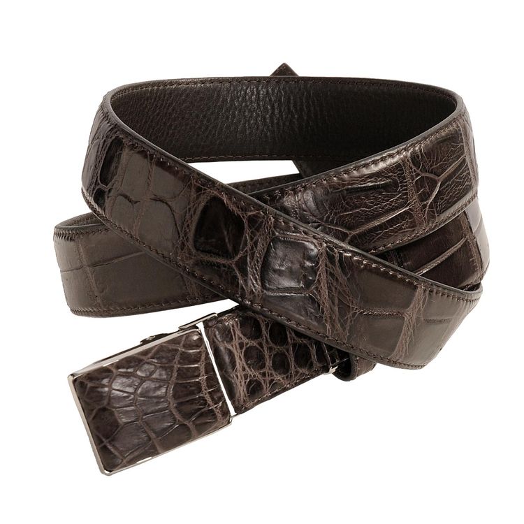 楽天市場】クロコダイル ベルト マット加工 30mm メンズ メンズベルト