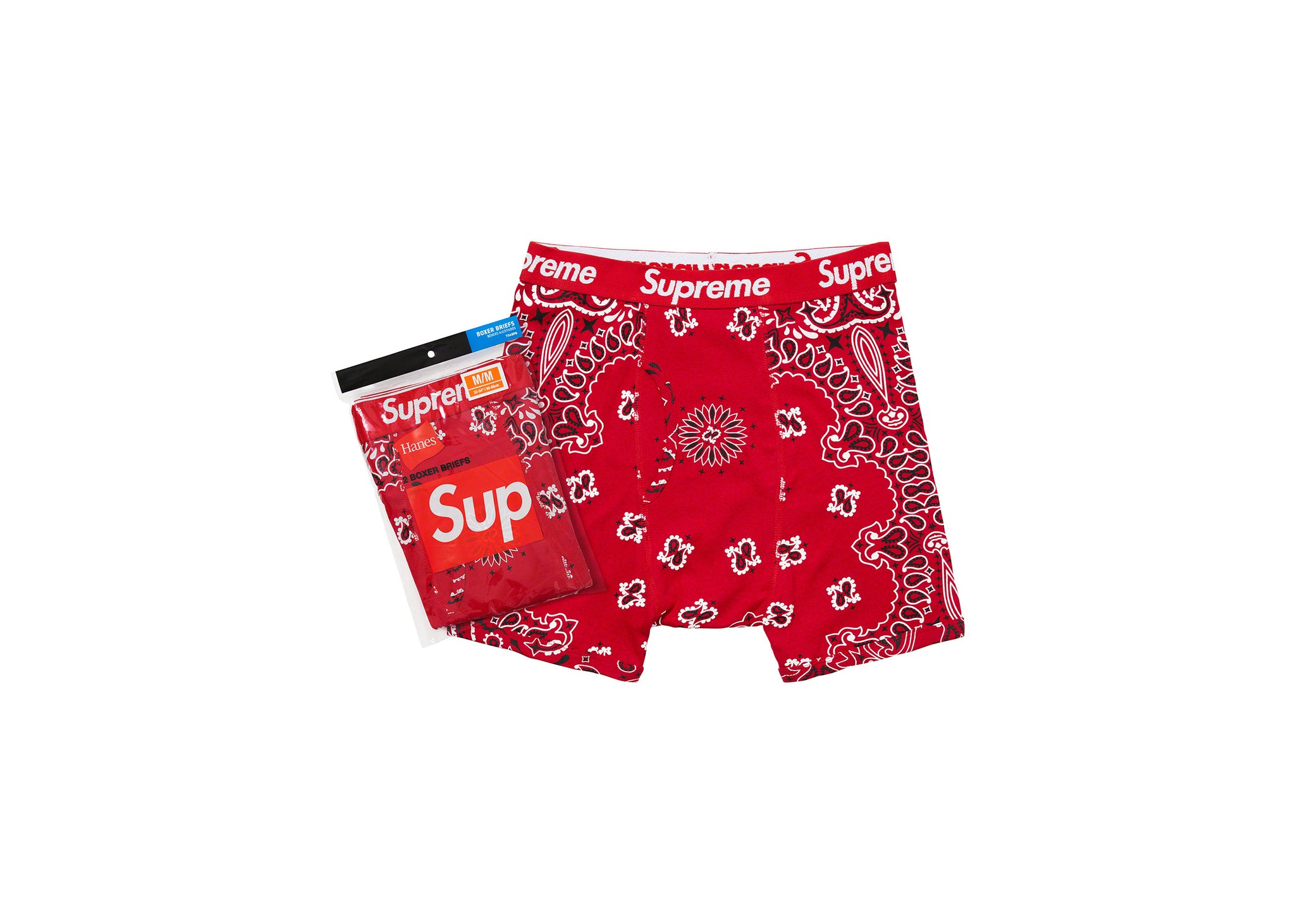 SUPREME HANES BANDANA BOXER (2022FW) – UNIQUE HYPE HK