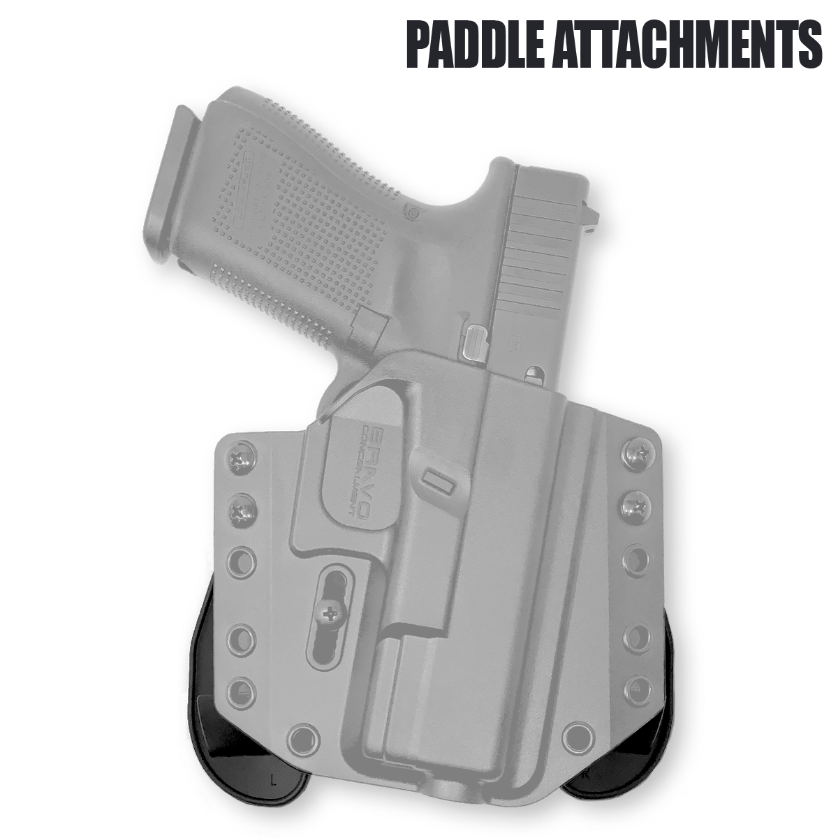 Glock 19 MOS Surefire X300 Ultra | OWB Gun Holster - BCA Combo