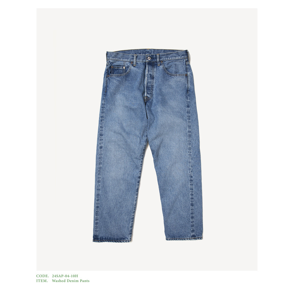 A.PRESSE (ア プレッセ) Washed Denim Pants 24SAP-04-10H (24SAP-04