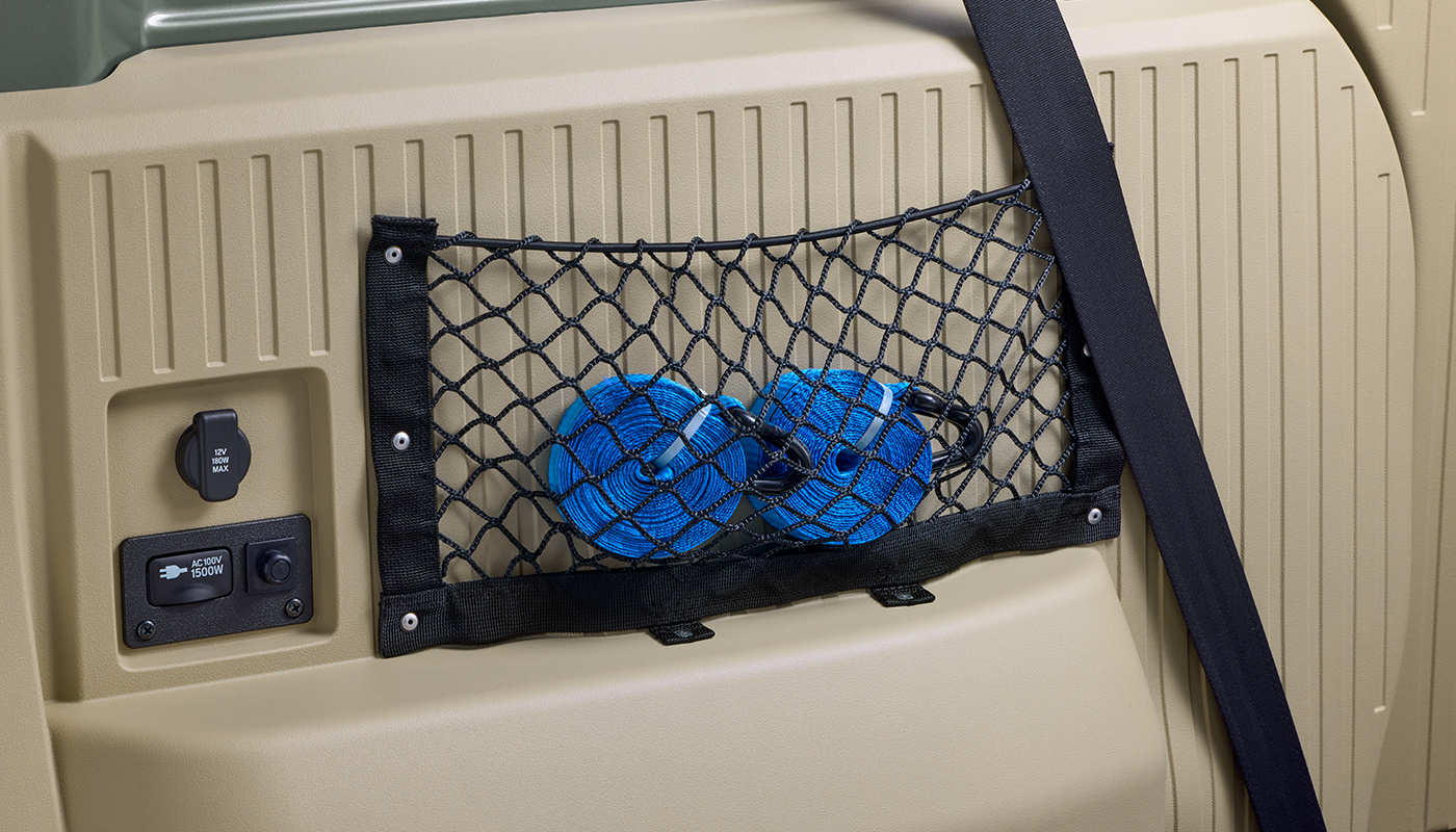 メッシュポケット｜便利＆快適｜N-VAN e:｜Honda Access｜Honda公式サイト