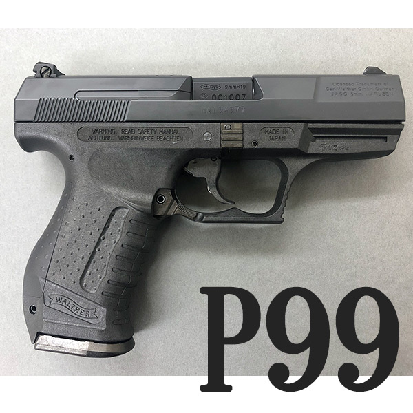 美品IK US-GOVT.Cal.45 WaltherワルサーP99ガスガン 美品IK US-GOVT
