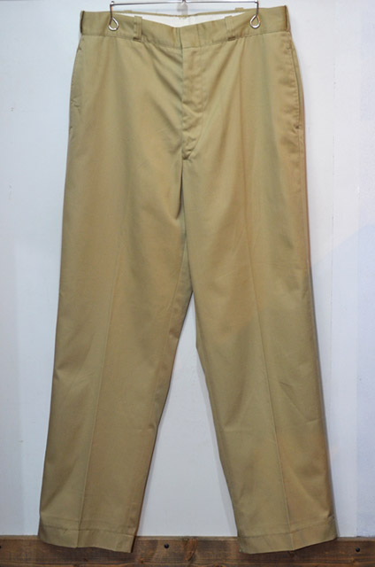 70's US.ARMY チノトラウザー “DEADSTOCK” - used&vintage box Hi-smile