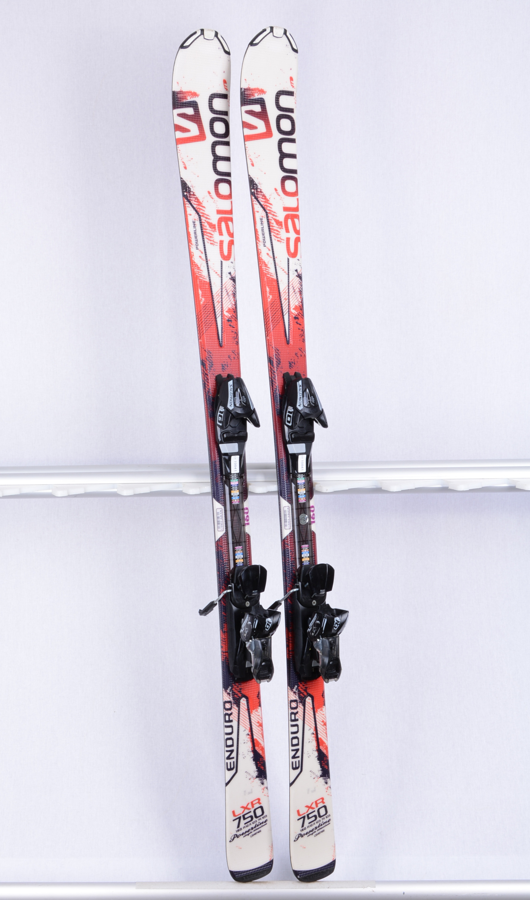 skis SALOMON ENDURO LXR 750, powerline, single ti + Salomon L10