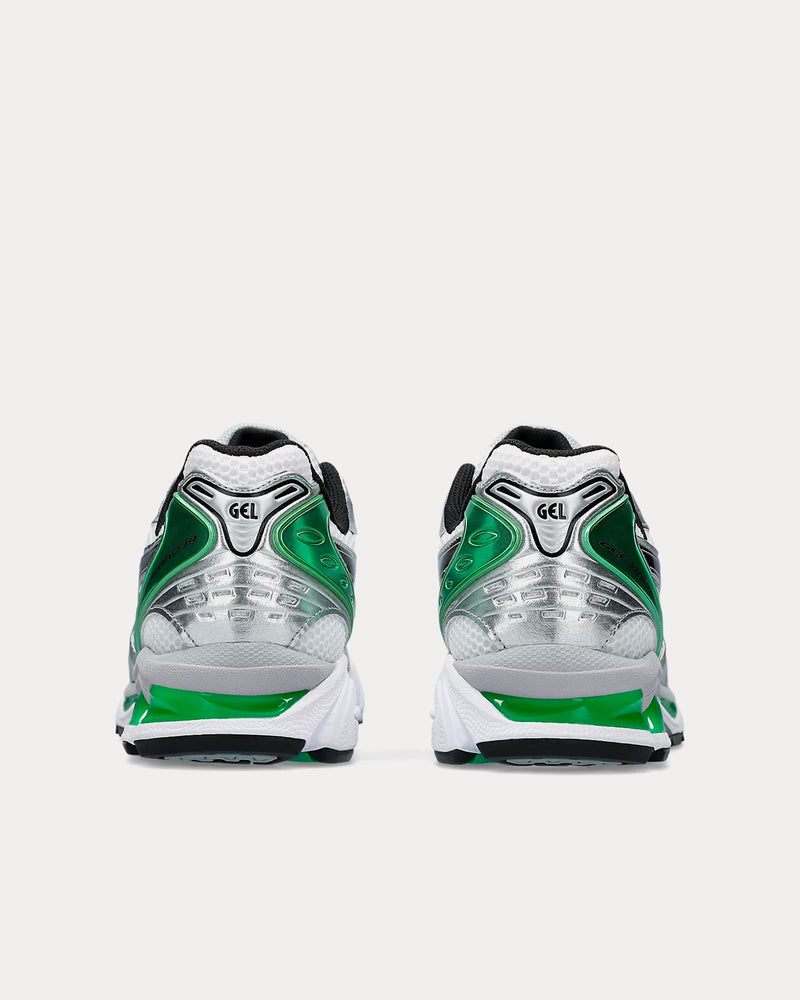 Asics Unisex Gel-Kayano 14 White / Malachite Green Low Top Sneakers