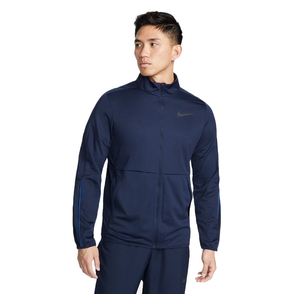 ナイキ（NIKE）（メンズ）ジャージ 上 ネイビー フルジップ 速乾