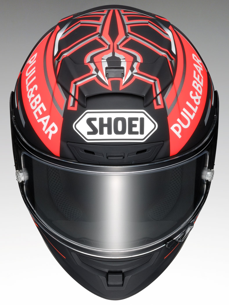 SHOEIのフラッグシップモデル・X-FourteenにレプリカモデルのMARQUEZ