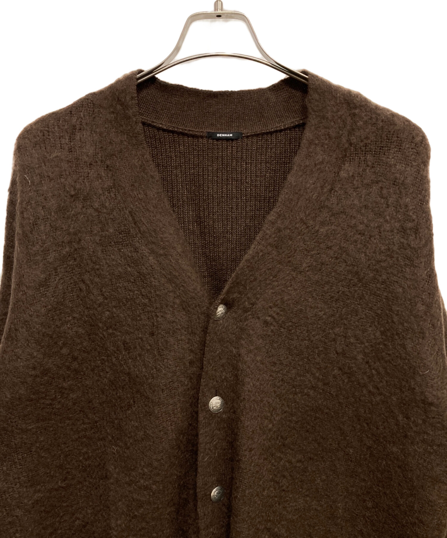 中古・古着通販】Denham (デンハム) モヘアシルク混ウールカーディガン