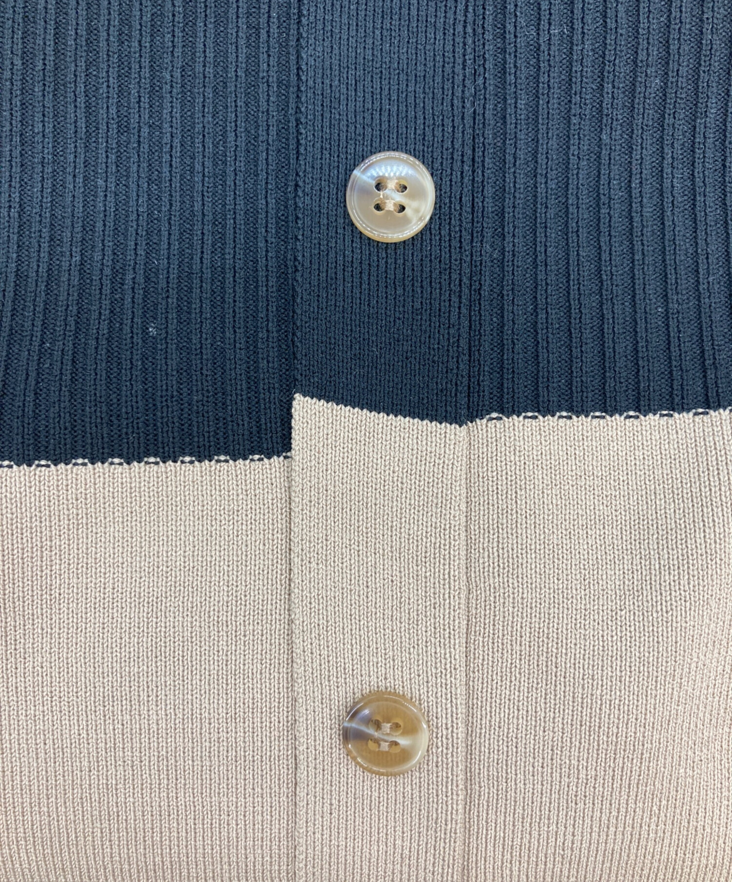 中古・古着通販】Noble (ノーブル) カラーブロックニットワンピース