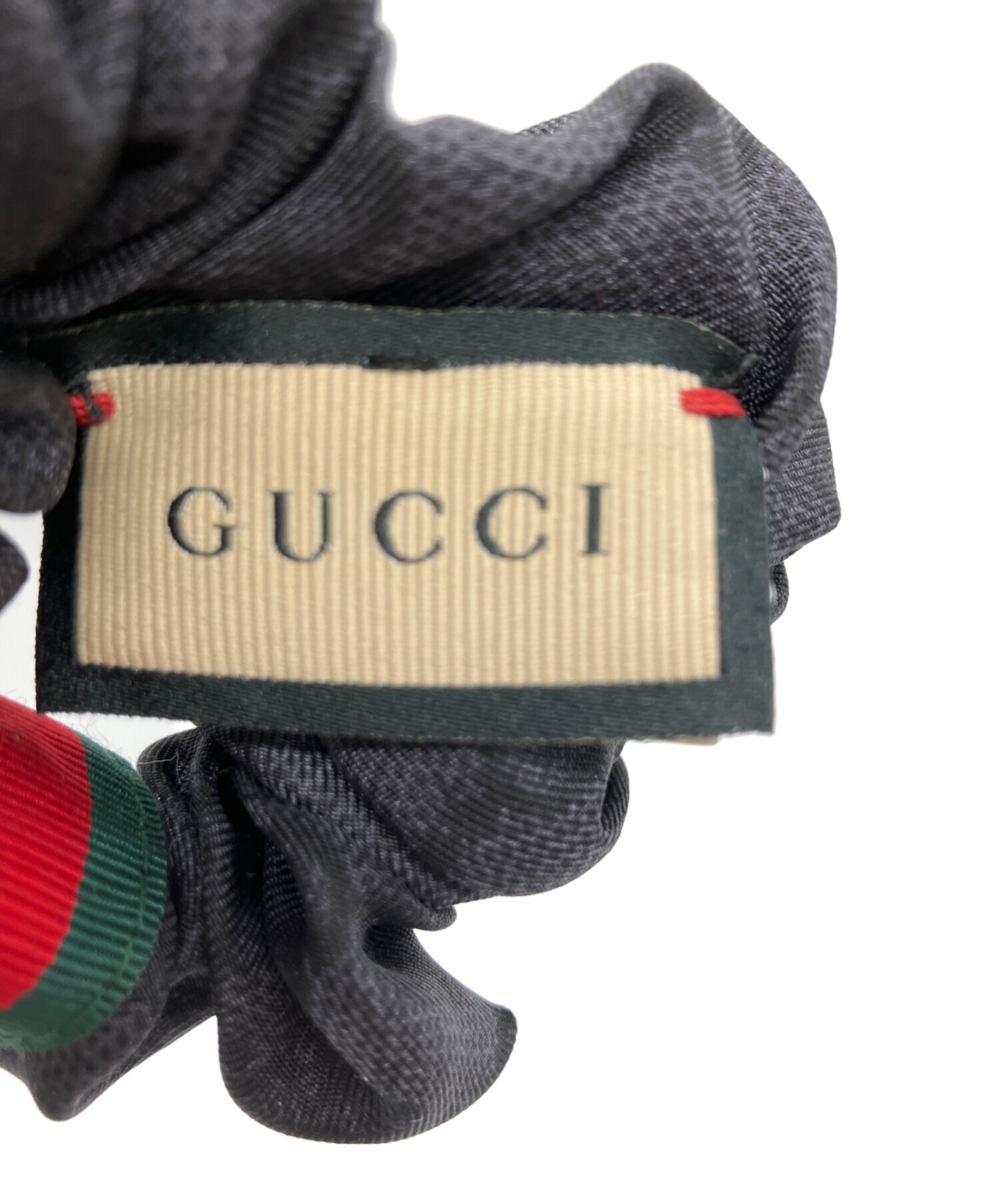 中古・古着通販】GUCCI (グッチ) シュシュ ネイビー｜ブランド・古着