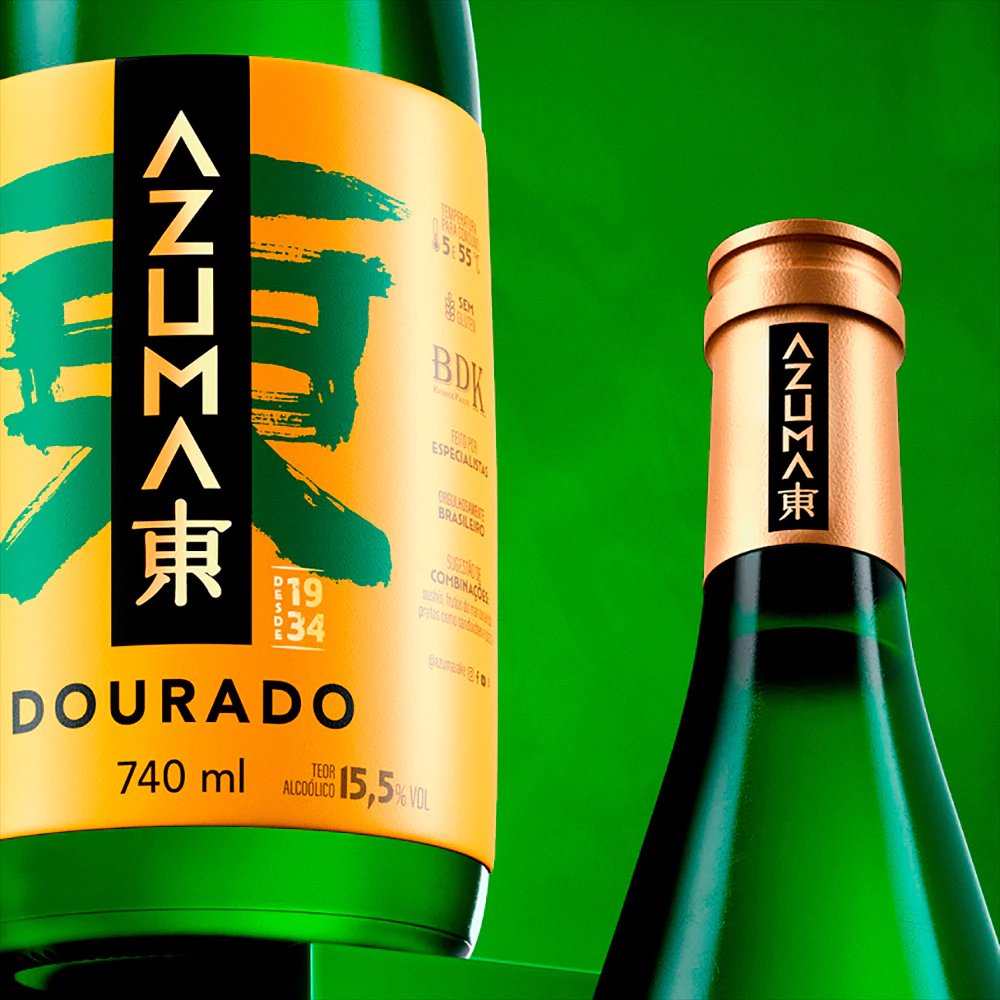 Saquê Azuma Dourado Sake Seco 740ml | WebBar