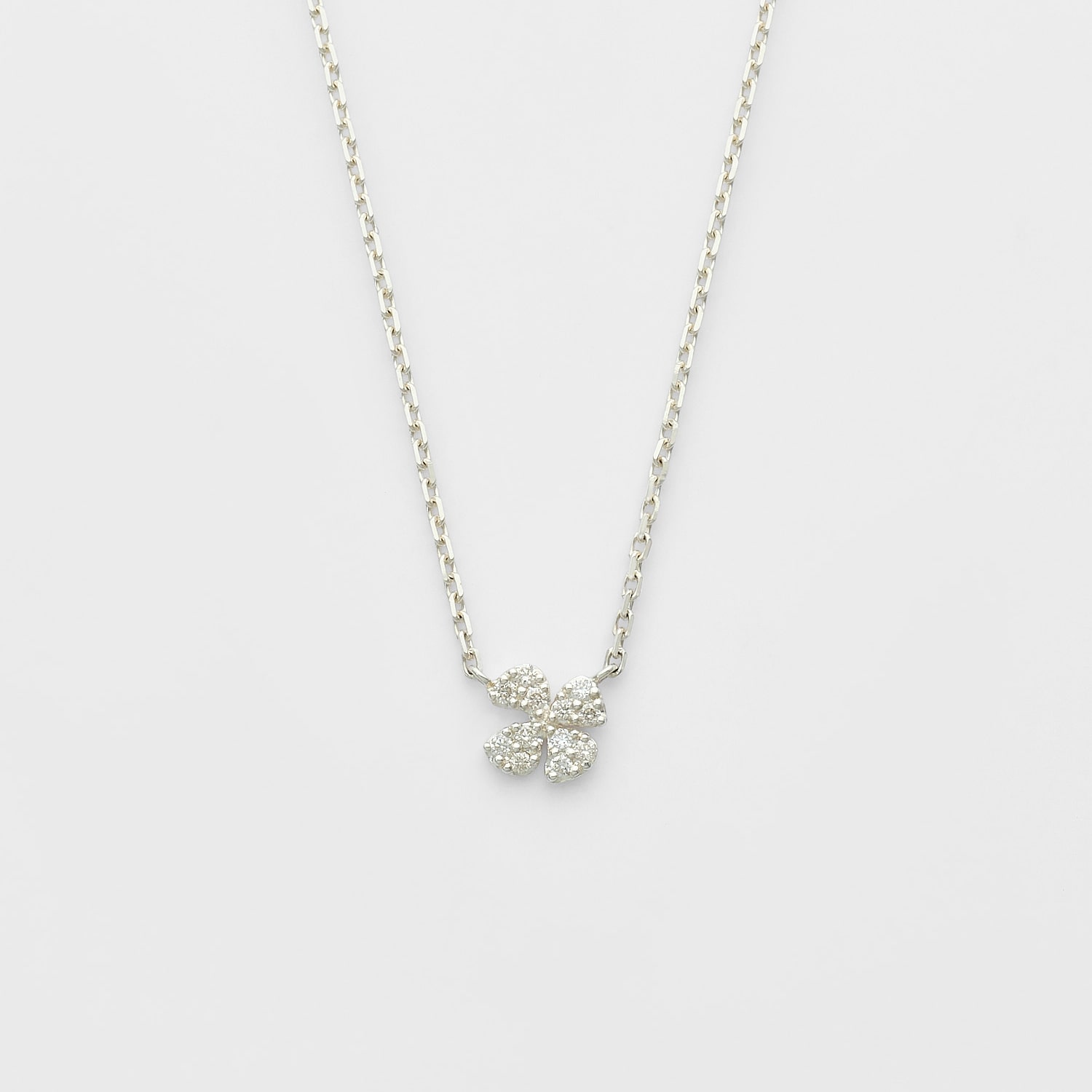 シルバーダイヤモンドネックレス（0.05ct）｜ネックレス｜アガット