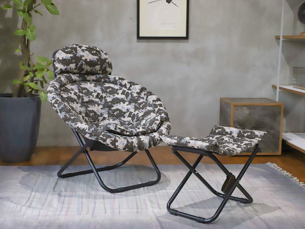 ひなたライフ ひなたライフ 2way フォールディングチェア グレー 2way