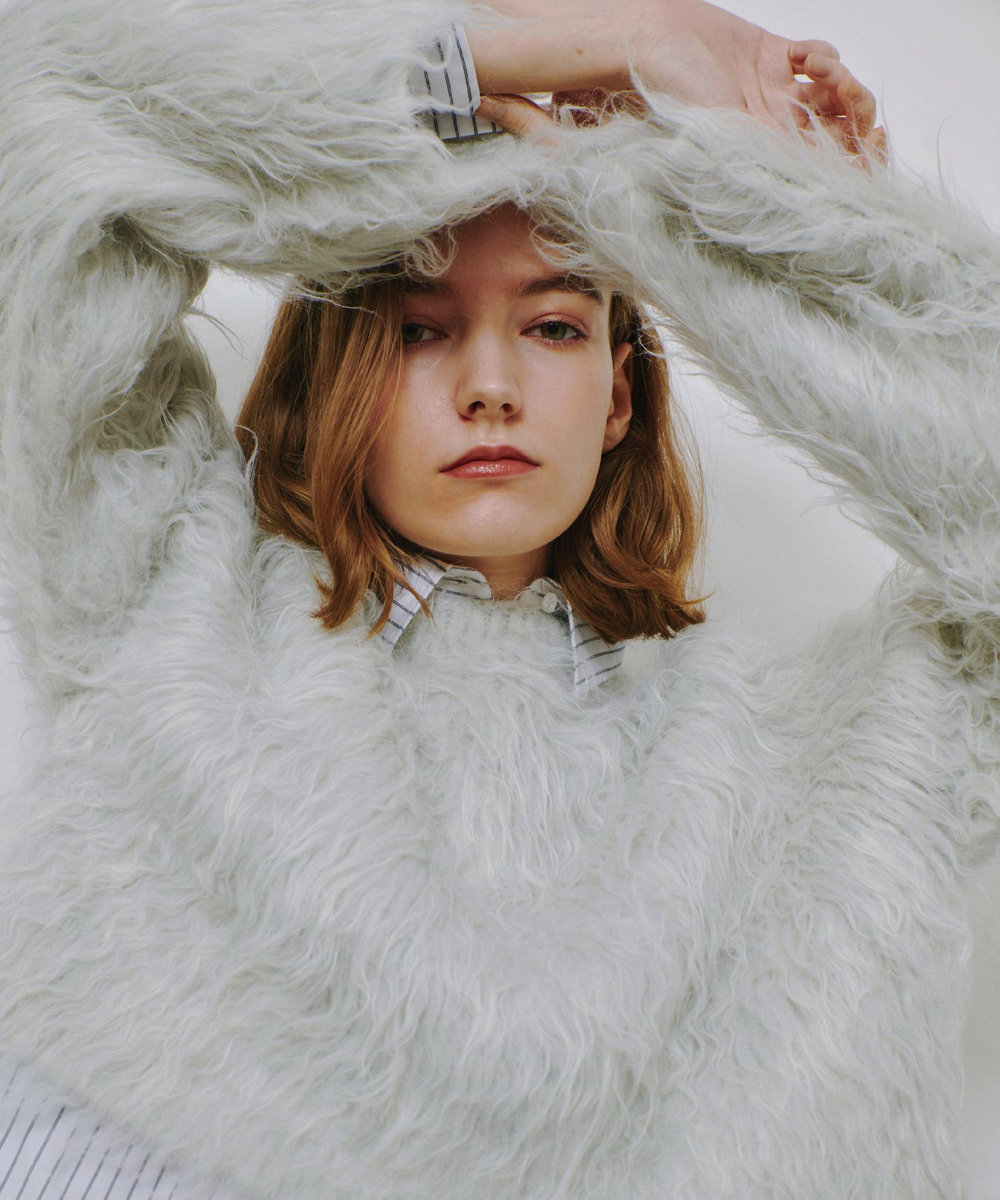 ミンクファーボトルネックプルオーバー|allureville OFFICIAL SITE