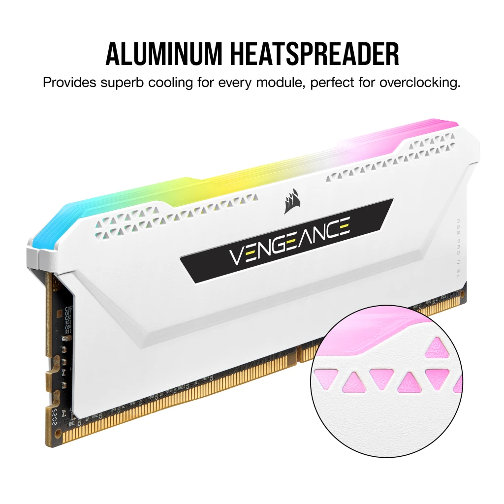 VENGEANCE RGB PRO SL 32GB (4x8GB) DDR4 DRAM 3200MHz C16 Memory Kit