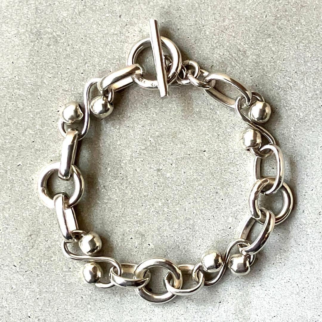 メキシコ製 MEXICO ヴィンテージ チェーンブレスレット シルバー925