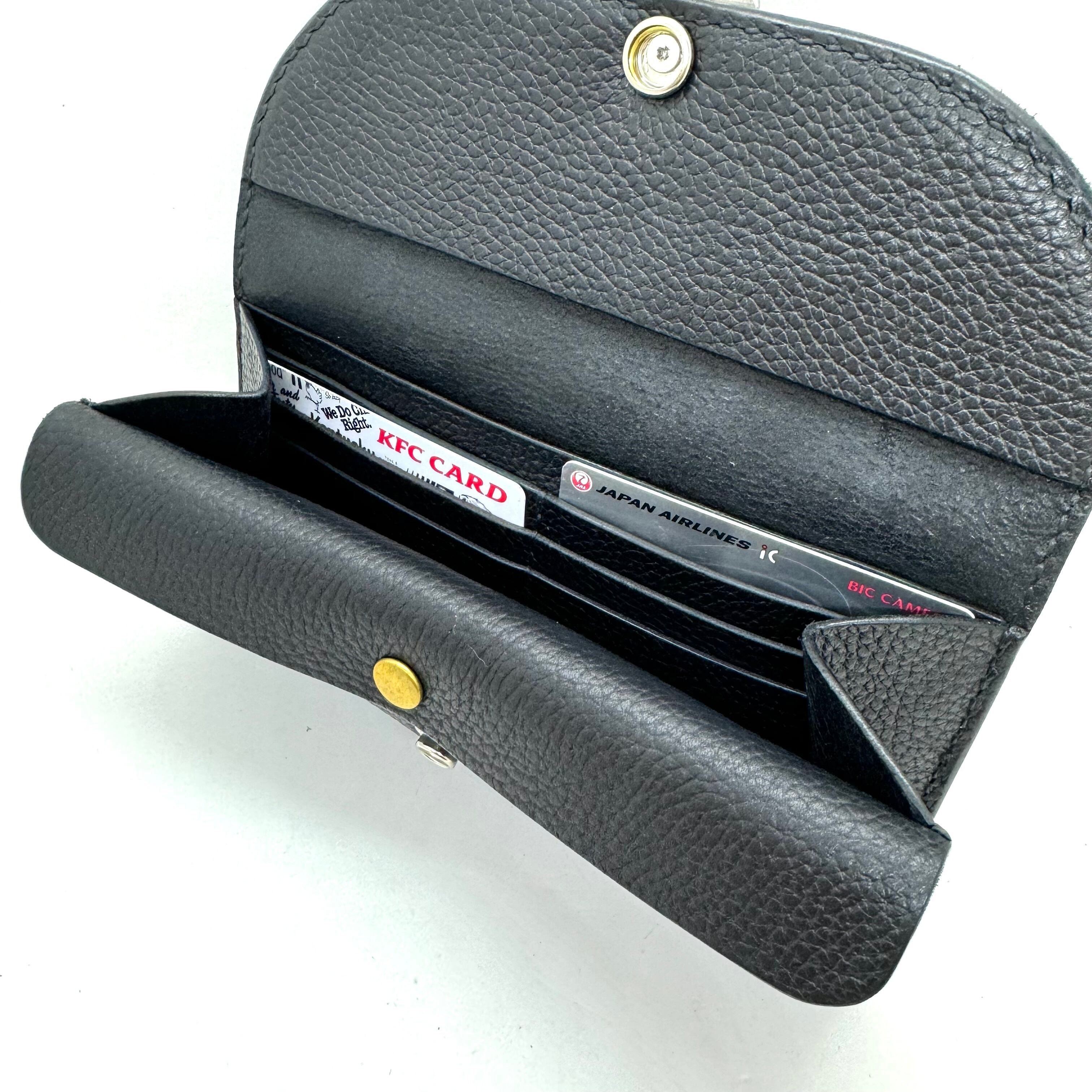 レザーウォレット 長財布フラワーコンチョアポロ 黒ブラック | rushvalley