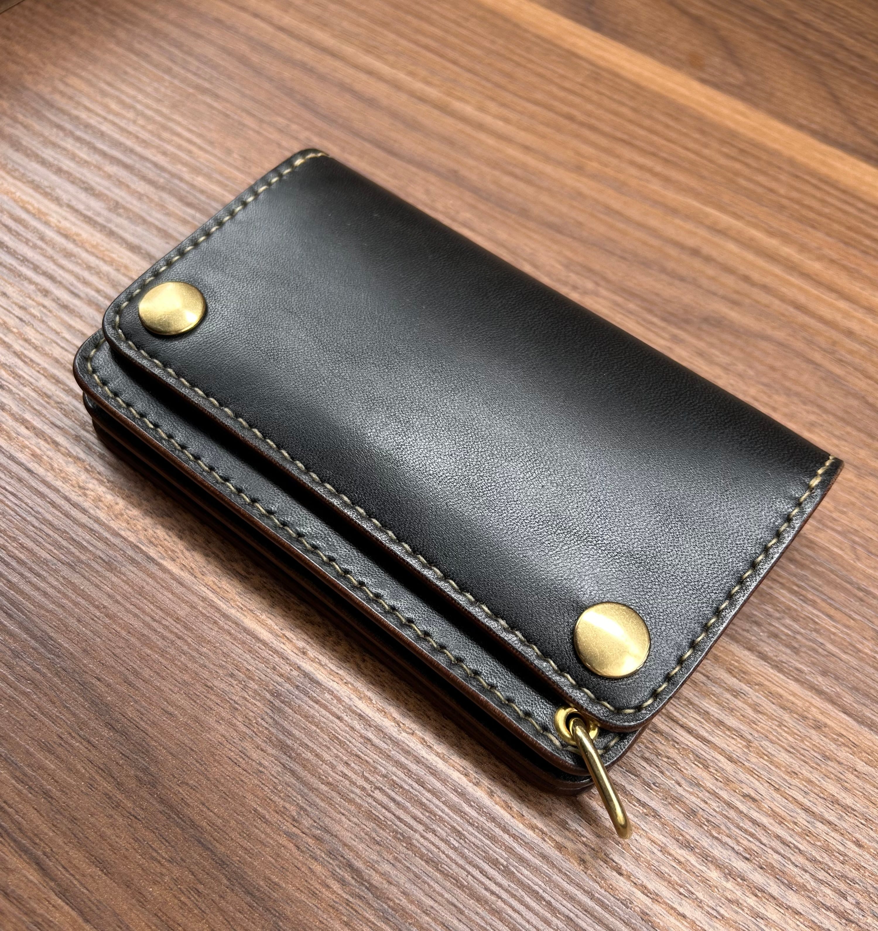 ホースバット ミドルトラッカーウォレット | LAUGH SUNS LEATHER