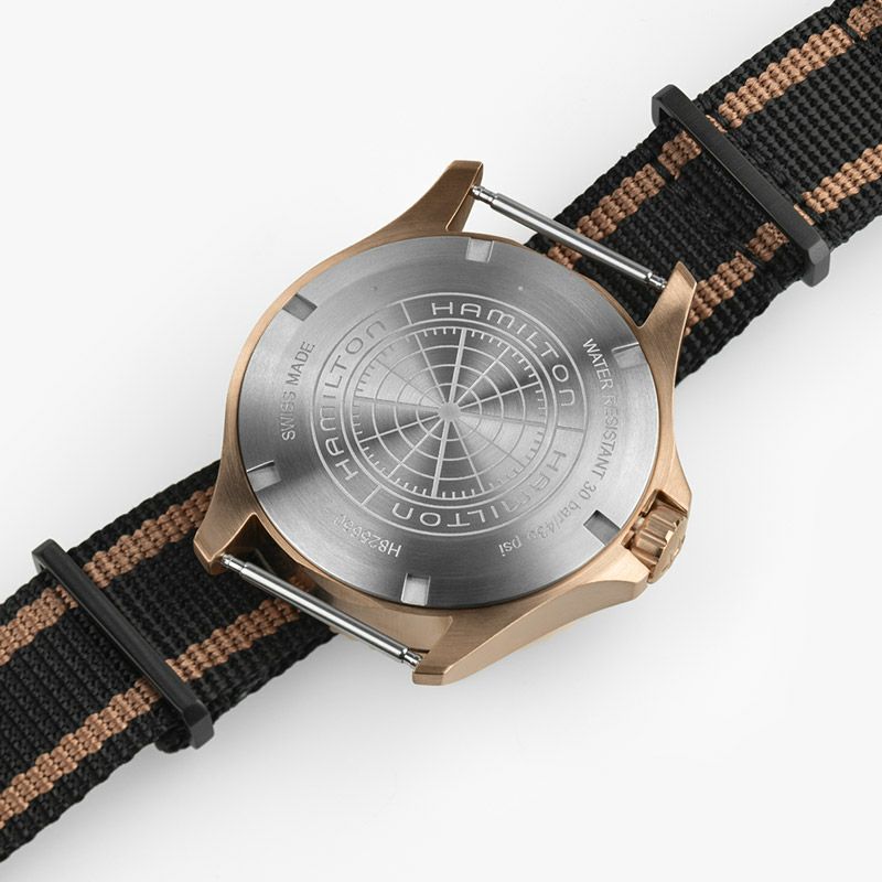 HAMILTON Khaki Navy Scuba Automatic GMT 43mm Bronze ハミルトン