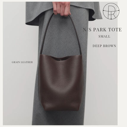 入手困難【THE ROW】スモール N/S Park Tote ディープブラウン (The