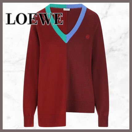 vネック M LOEWE(ロエベ) ニット・セーター(レディース) - 海外通販のBUYMA