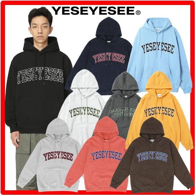 ☆21AW 新作☆【YESEYESEE】☆Arch Logo Hoodi.e☆パーカー