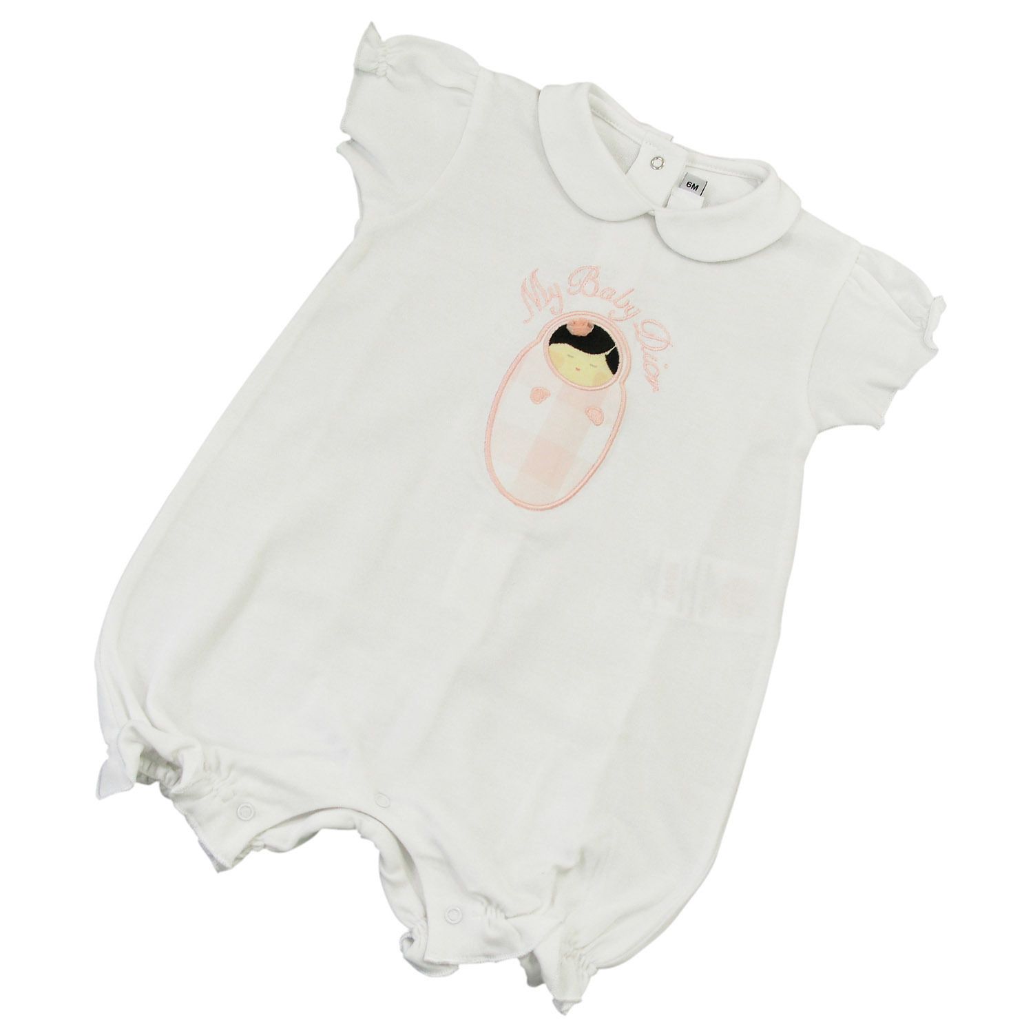 BABY DIOR ベビー ディオール 半袖ショートオール[CD-0230WHT] (Dior