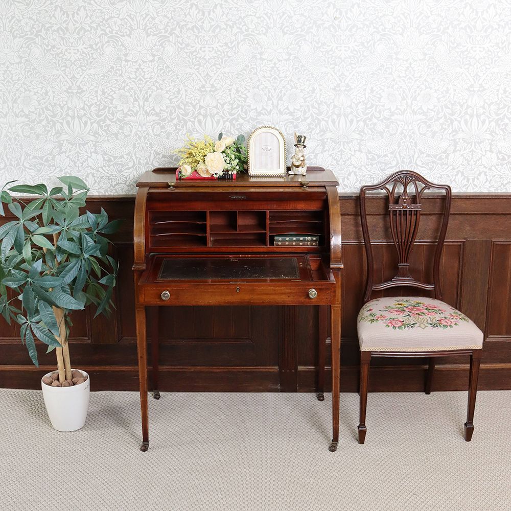 オシャレなロールトップ♪ ライティングデスク VC109-203