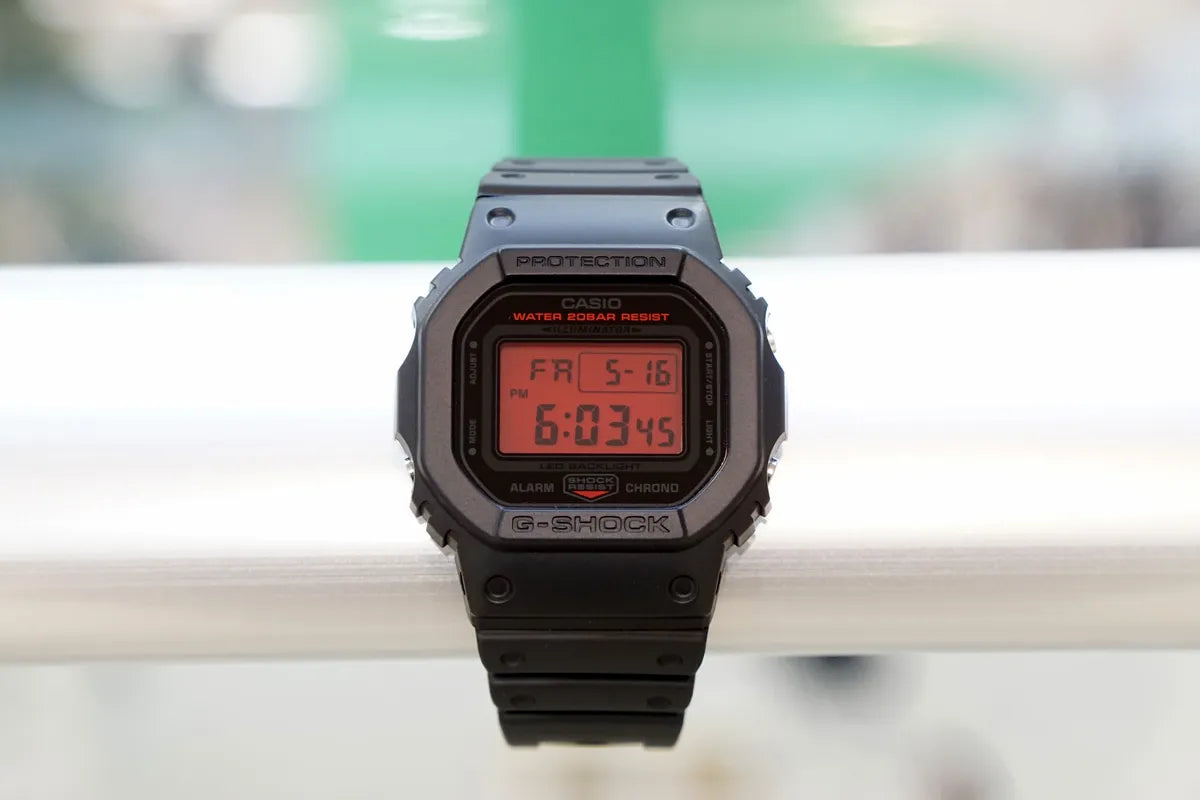 G-SHOCK] 最新モデル『DW-5600BBR-1JF』20周年記念モデルを彷彿と