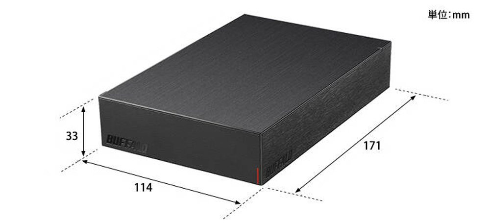 BUFFALO バッファロー HD-LE1U3-BB（ブラック） [据え置きHDD / 1TB