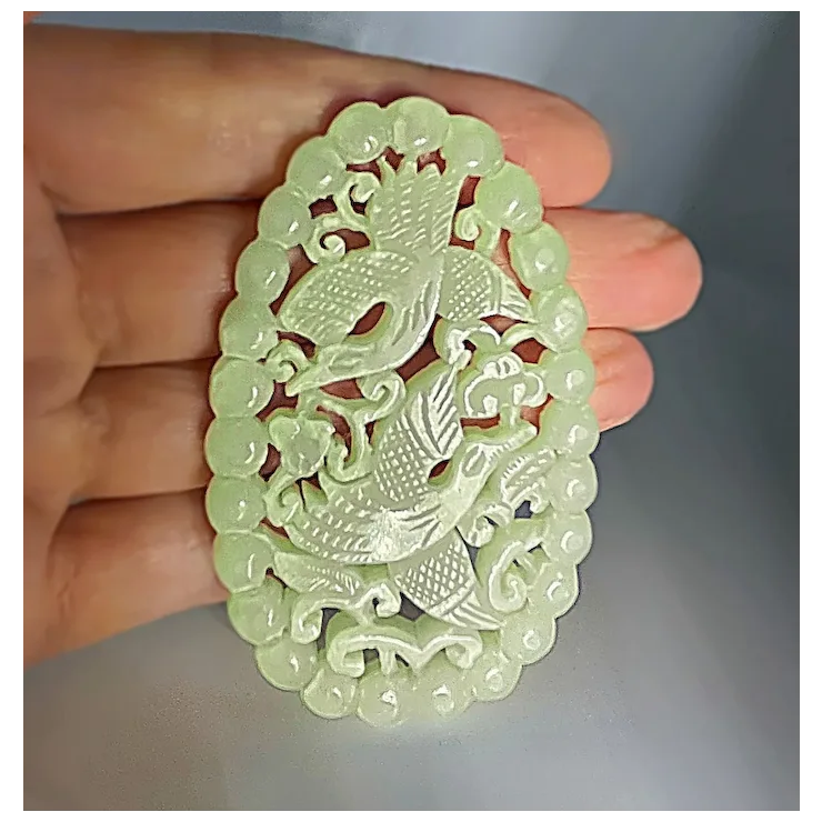 Ming Dynasty (1368 to 1644) Nephrite Jade Pendant Chinese Antique