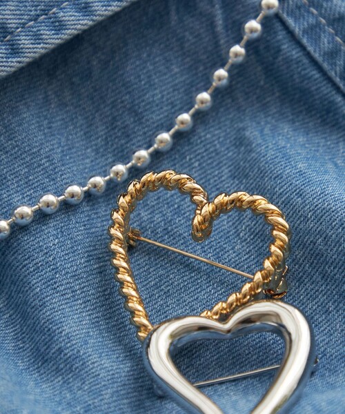 セール】ハート モチーフ ブローチ（ブローチ/コサージュ）｜SHIPS