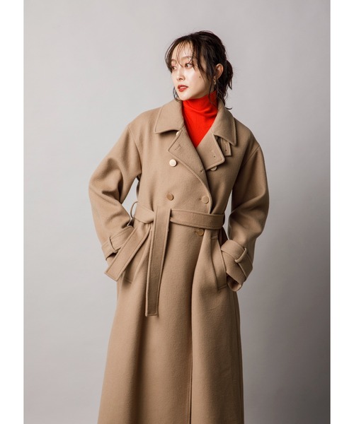 Emma Taylor（エマテイラー）の「GOLD釦ロングチェスターコート