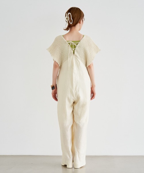 Kastane（カスタネ）の「【サイズ展開あり】ギャザーオールインワン