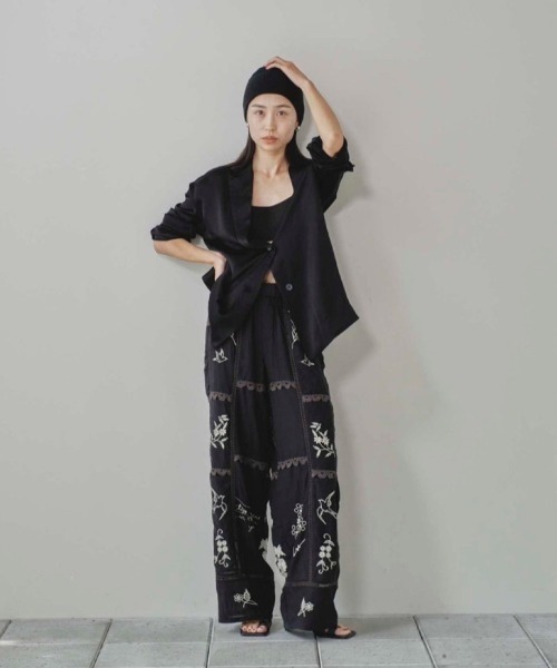 TODAYFUL（トゥデイフル）の「Embroidery Patchwork Trousers（その他