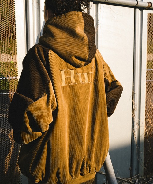 HUF（ハフ）の「COLTON CORD HOODED ZIP JACKET / HUF コーデュロイ