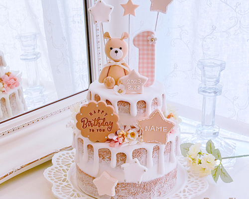 クレイケーキ*クレイクリームケーキ*ドリップネイキッド..流れ星