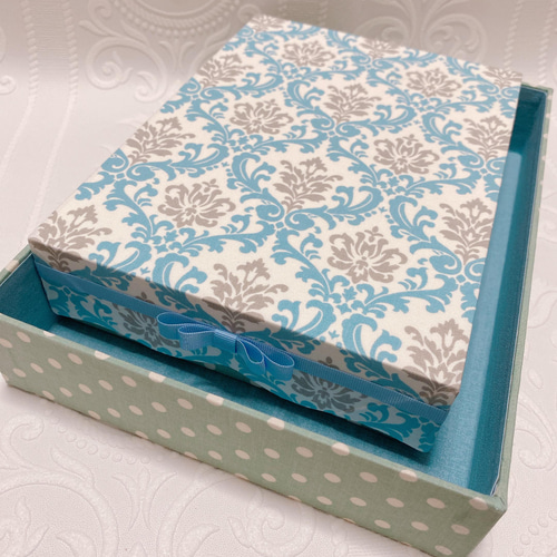 カルトナージュ》大人のお道具箱 おしゃれ 収納ケース B5サイズ お道具