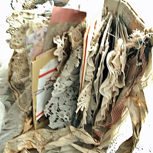 感謝セール』アンティーク調/レースたっぷりジャンクジャーナル雑記帳