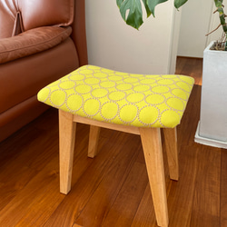 ミナペルホネン タンバリン dop イエロー スツール ハンドメイド