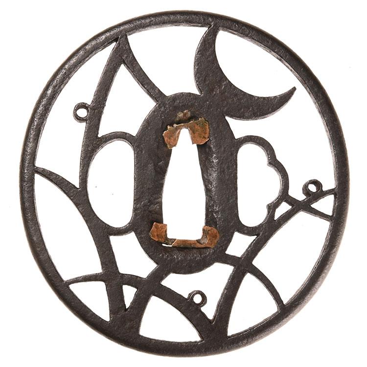 赤坂 武蔵野透鍔/鐔 特別保存刀装具 ｜日本刀販売は永楽堂