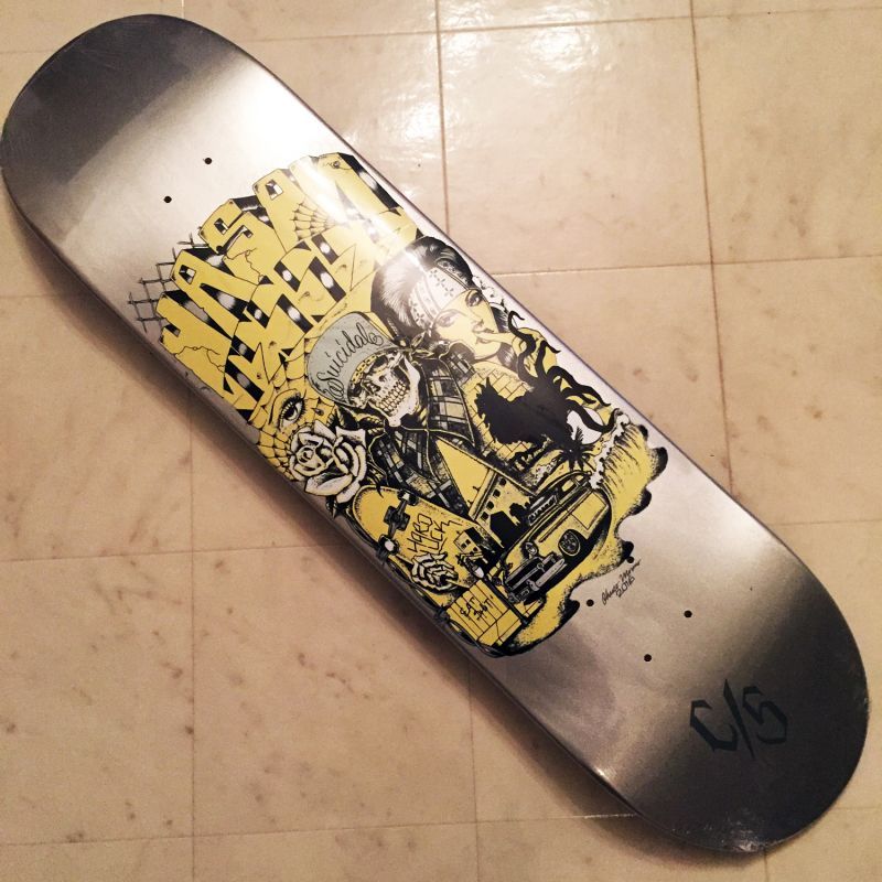 SUICIDAL SKATES x JASON JESSEE LTDデッキ (B.Aluminum) size:[8.25