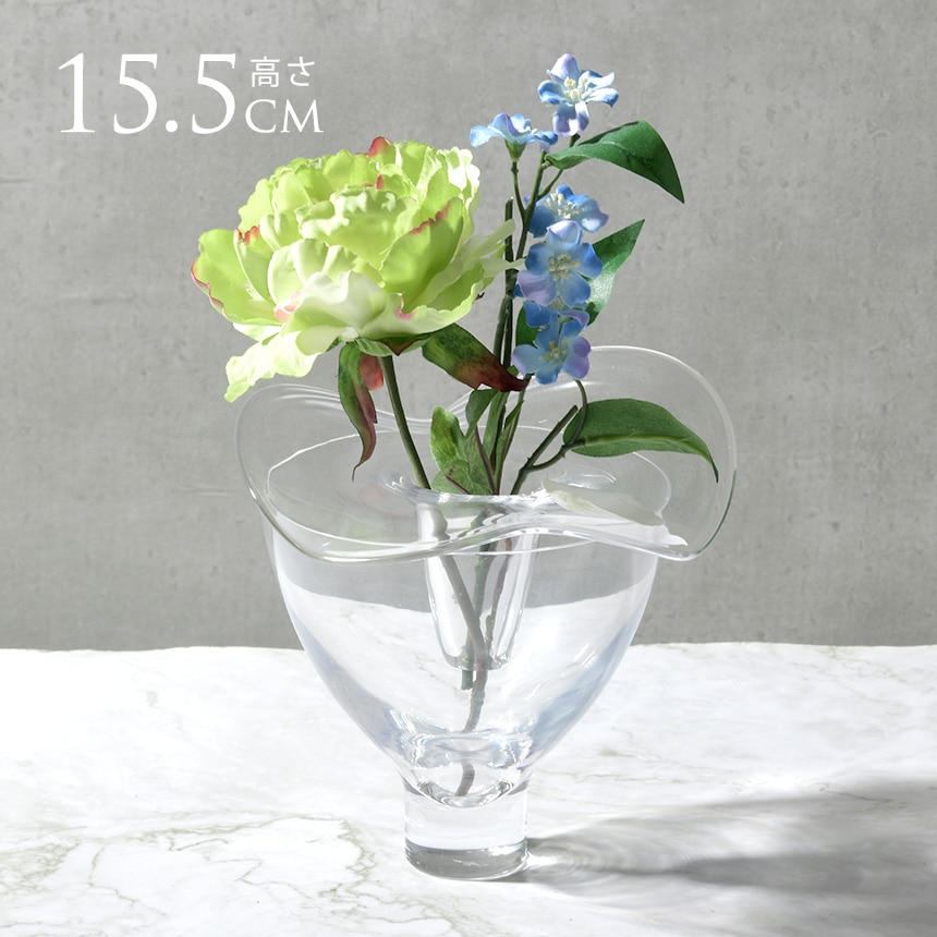 Sghr スガハラ フラワーベース 花瓶 花瓶のふた volubilis あさがお